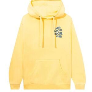 Anti Social Social Club How Deep Hoodie 'Yellow'